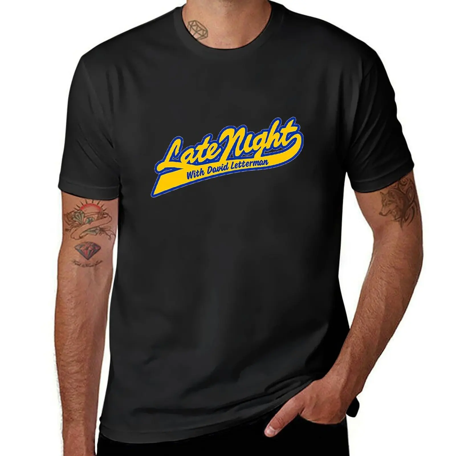 Late Night With David Letterman Shirt T-Shirt sublime sweat blanks Short sleeve tee mens t shirt