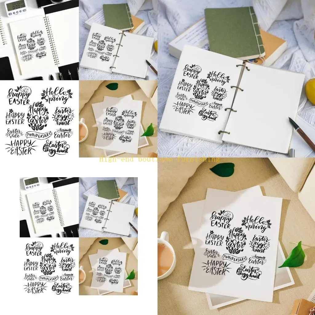 

L9NB Happy Easter Clear Stamps Силиконовые печать марки DIY ScrapBooking Card