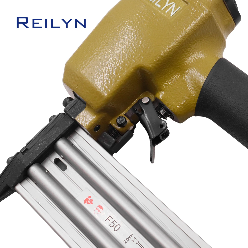 F50B Pneumatic Nailer 18GA Air Stapler Finish Nailer 20-50mm Pins F50 Nail Gun Frame Nailer for Furniture Woodworking