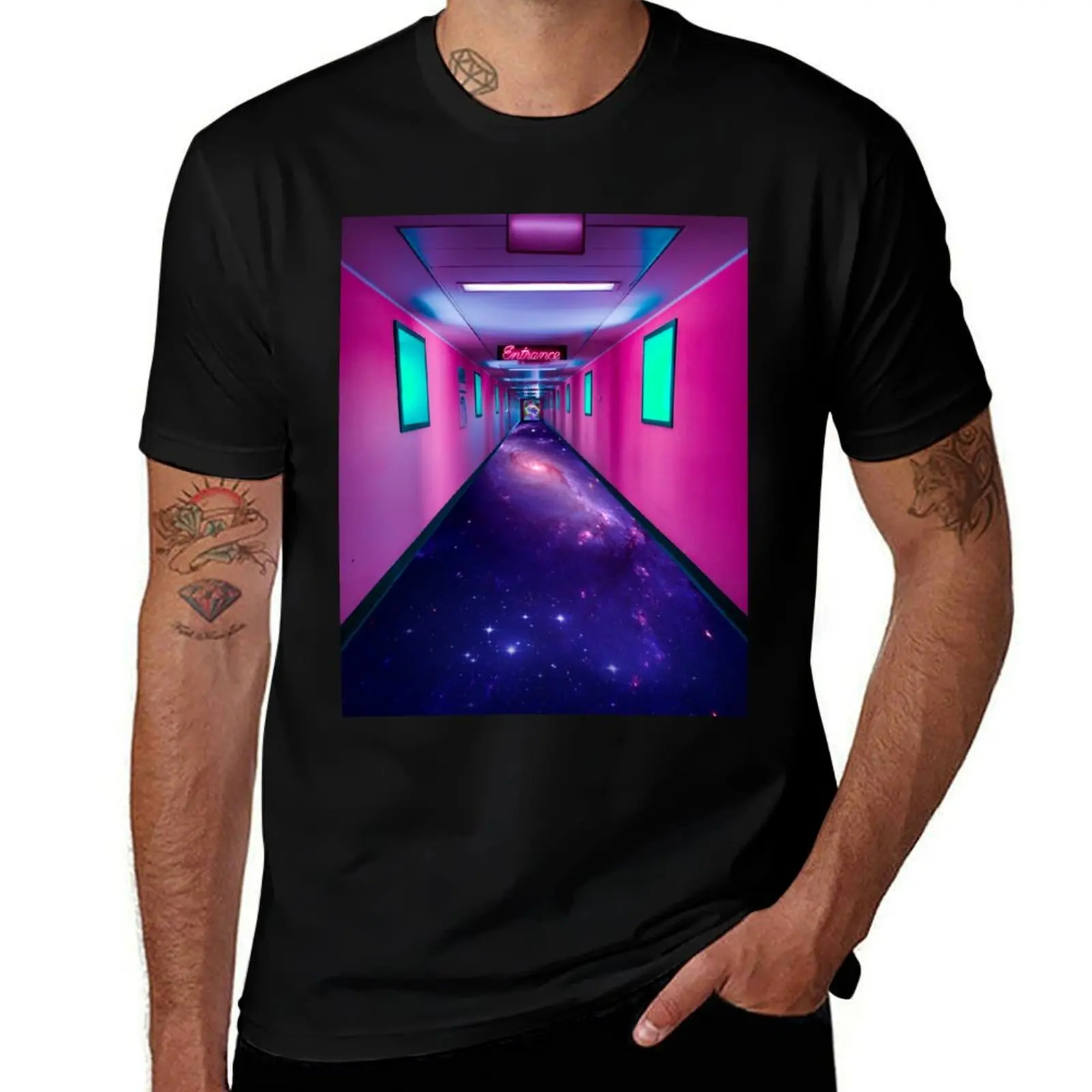 

The Cosmic Thin Ice - final version T-Shirt graphic t shirts for man man tshirt man t shirt designer T-Shirt