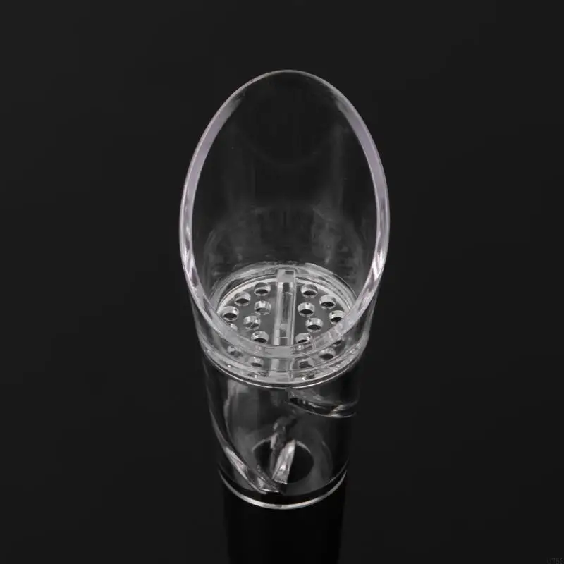 U75C 1Pc for Cross Flowing Wine Aerating Pourer Spout Decanter Aerator Quick Pouring