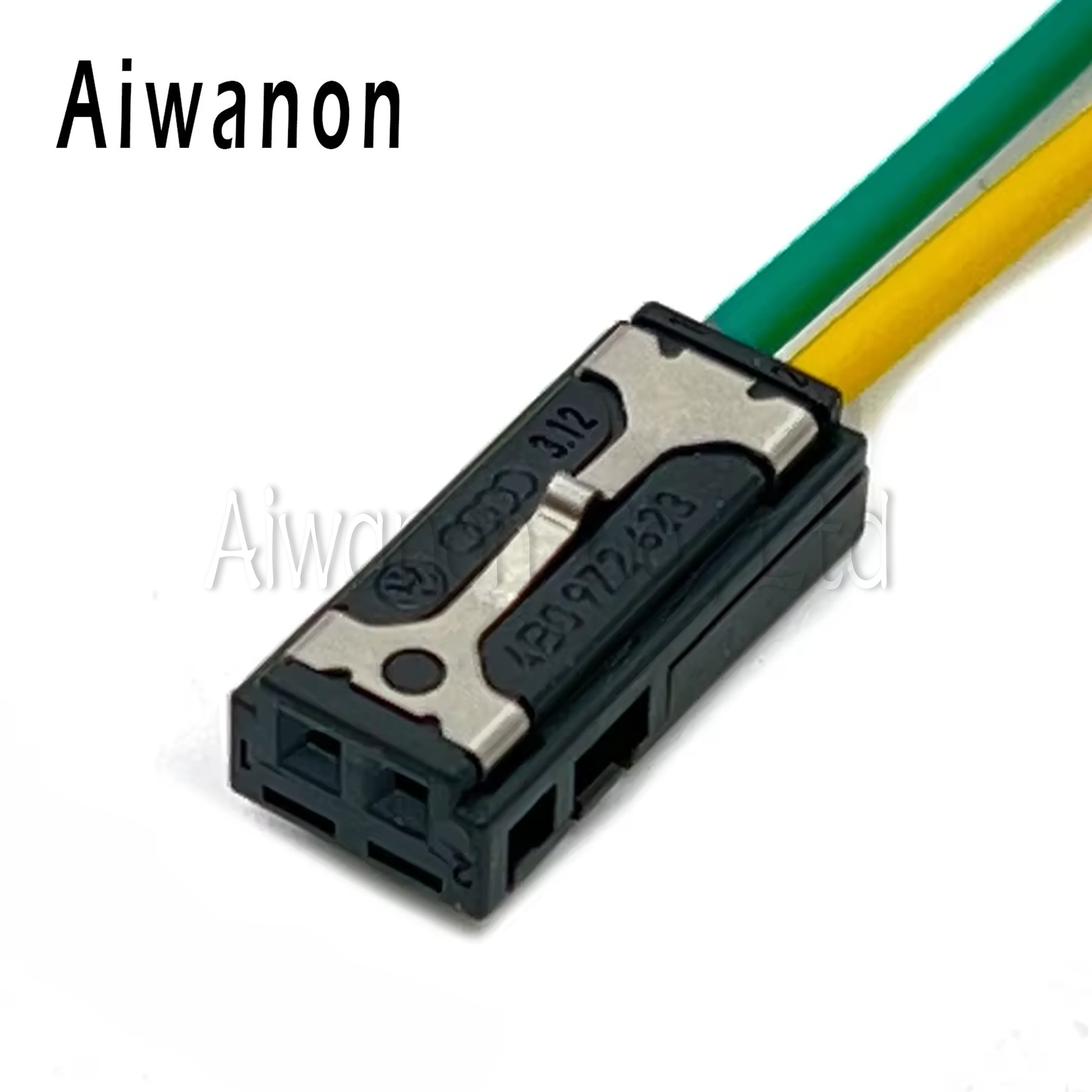 

1 Set 2 Pin Auto High Pitched Speaker Ambient Brake Light Microphone Plug Connector Wire Harness With Cable 4B0972623 8E0972763