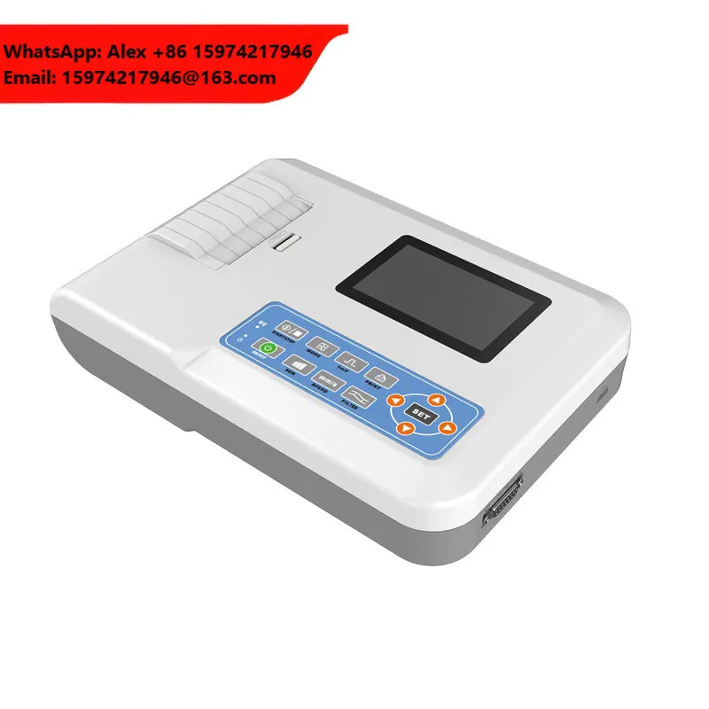 Heart Rate Monitor Electorcardiograph Manufacturer Veterinary ECG100G-VET Portable Handheld Multiparameter