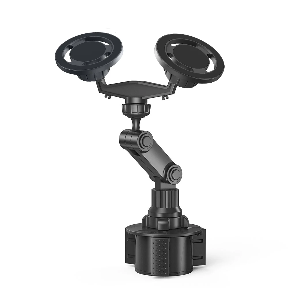 Dual Magnetic Head Cup Phone Holder For Car, 360 Adjustable Magnet Holder for Car Accessories for Truck Jeep Golf for Iphone 17