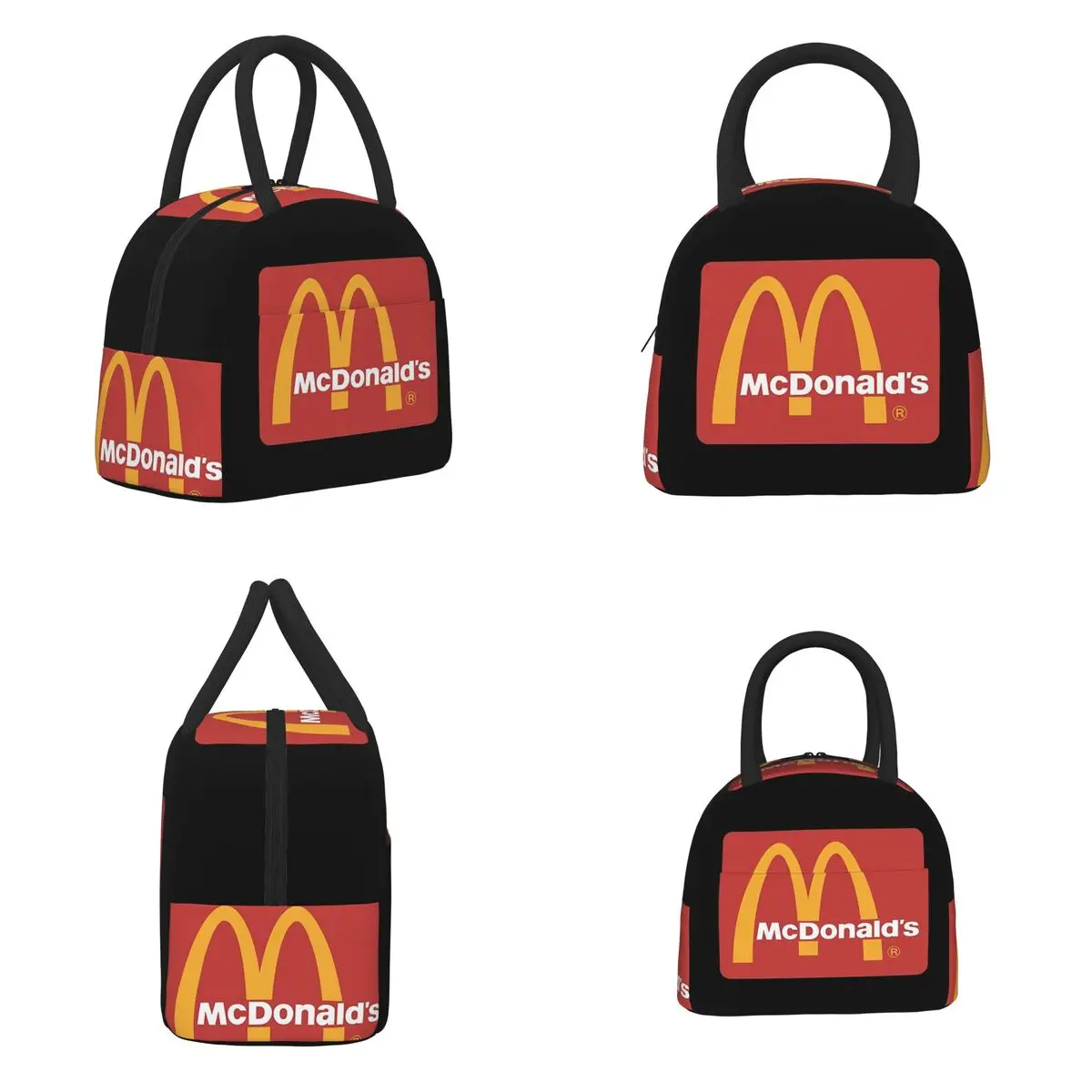 أكياس الغداء ماك دونالد معزول بينتو صندوق المحمولة حقيبة الغداء مانعة للتسرب نزهة أكياس حقيبة حرارية للمرأة أطفال المدرسة
