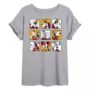 ديزني فريندز تي شيرت ميكي ميني جوفي بلوتو شخصيات كرتونية طباعة قطن كم قصير بلايز للرجال والنساء صيف 2025