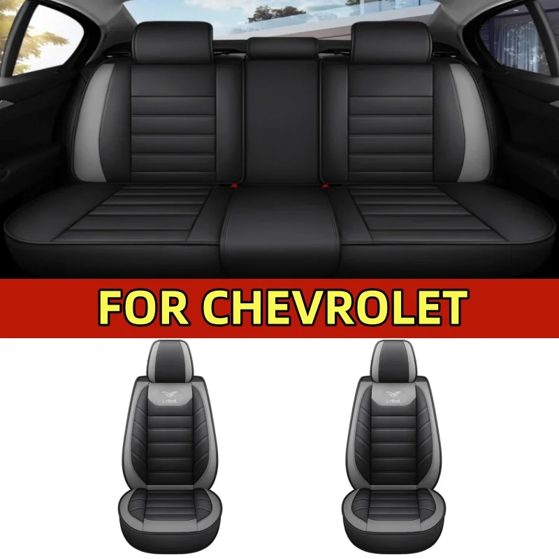 

Car seat cover high quality PU leather waterproof wear-resistant high-end full-wrap seat four season cover FOR CHEVROLET