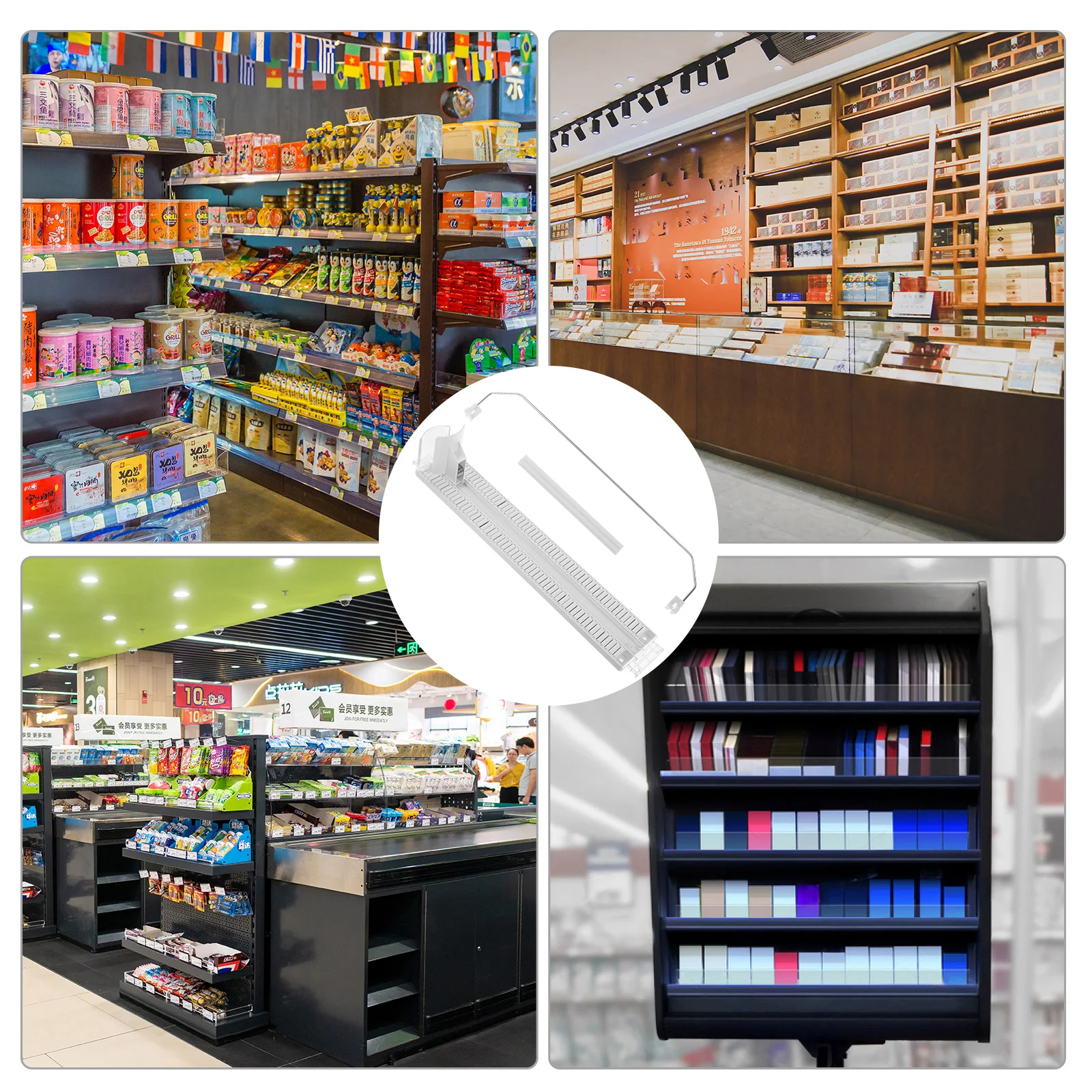 

Drink Propeller Beverage Pusher for Vending Machines Convenient Store Plastic Slide Out Organizer Smooth Bottle Can Glide