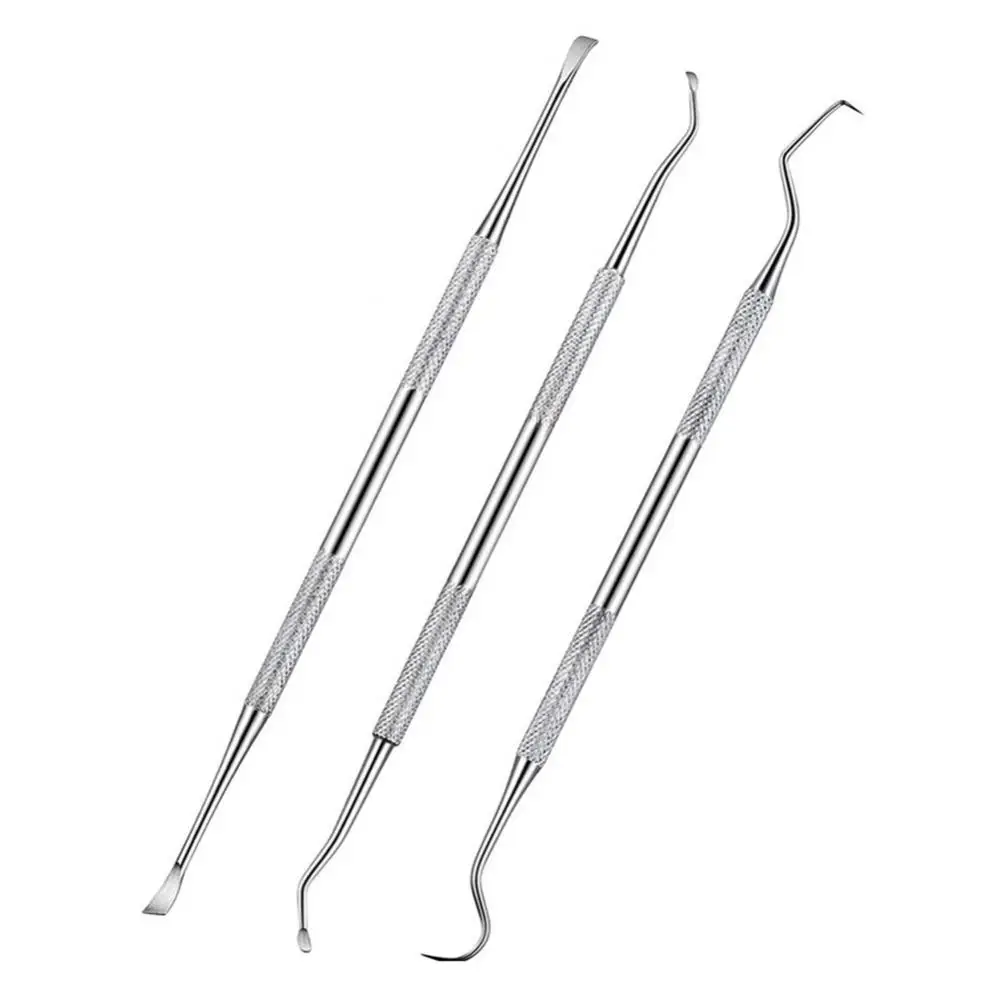 Sickle Tartar Scaler Stainless Steel Mirror Removal Calculus Tongue Cleaners Teeth Cleaning Teeth Pick Oral Care Tool Set