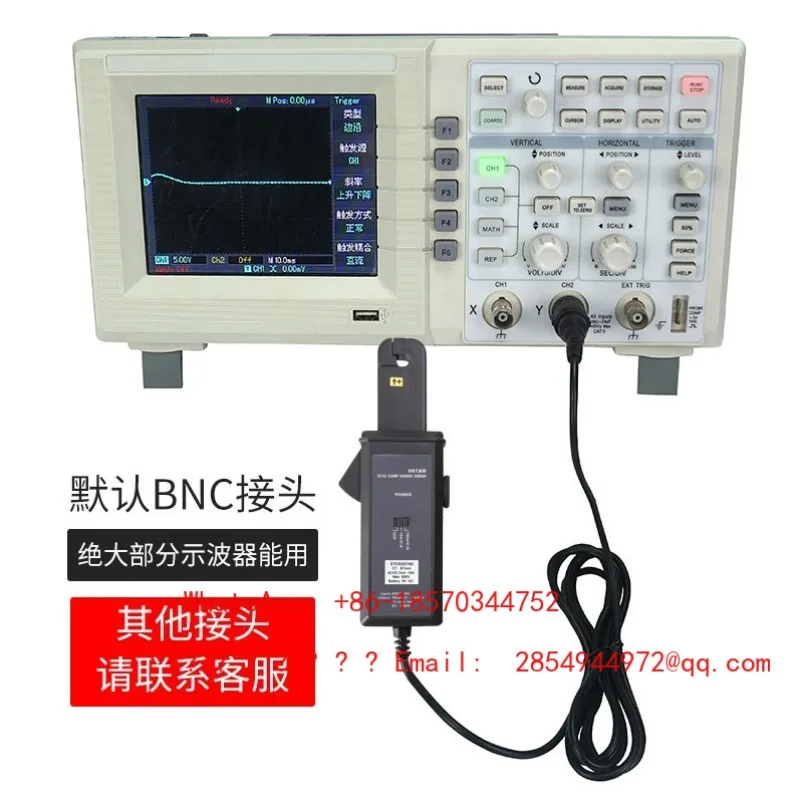 2026   ETCR007AD AC/DC Clamp Current Sensor Oscilloscope Current Probe High Precision ETCR017AD