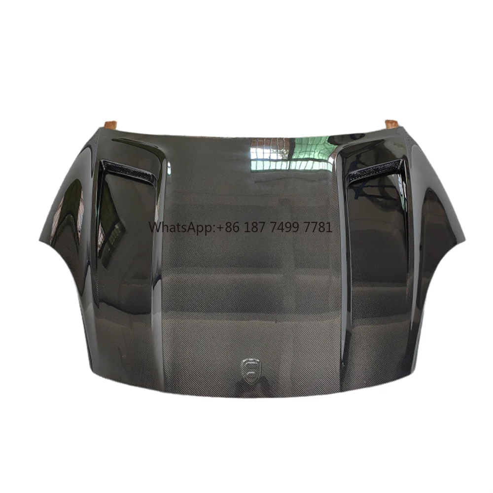 

Used for 2018-2023 . Cayenne 9Y0.1 Genuine Carbon Fiber TK Sent to Engine Hood Body Kit