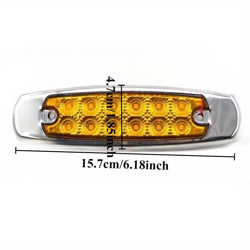 Side lights - High-brightness, wide-range illumination, easy installation, suitable for trucks, trailers, vans, and campers