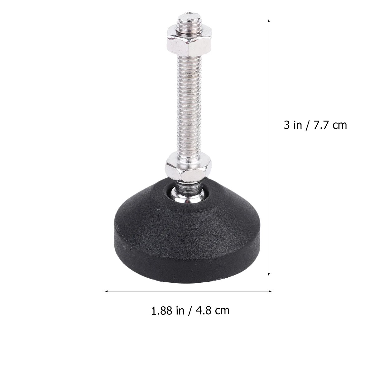 

4 Pcs Furniture Legs Non Slip Mat Bathtub Support Metal Bearing Cup Adjustable Feet Sturdy Tool Mechanical Equipment Balance