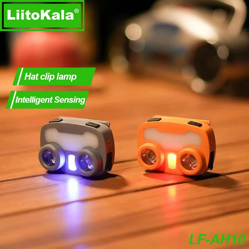 LiitoKala LED Wick LH-AH10 Headlight cap clip lamp with Rechargeable 1000mAh Battery and Type-C Charge Port