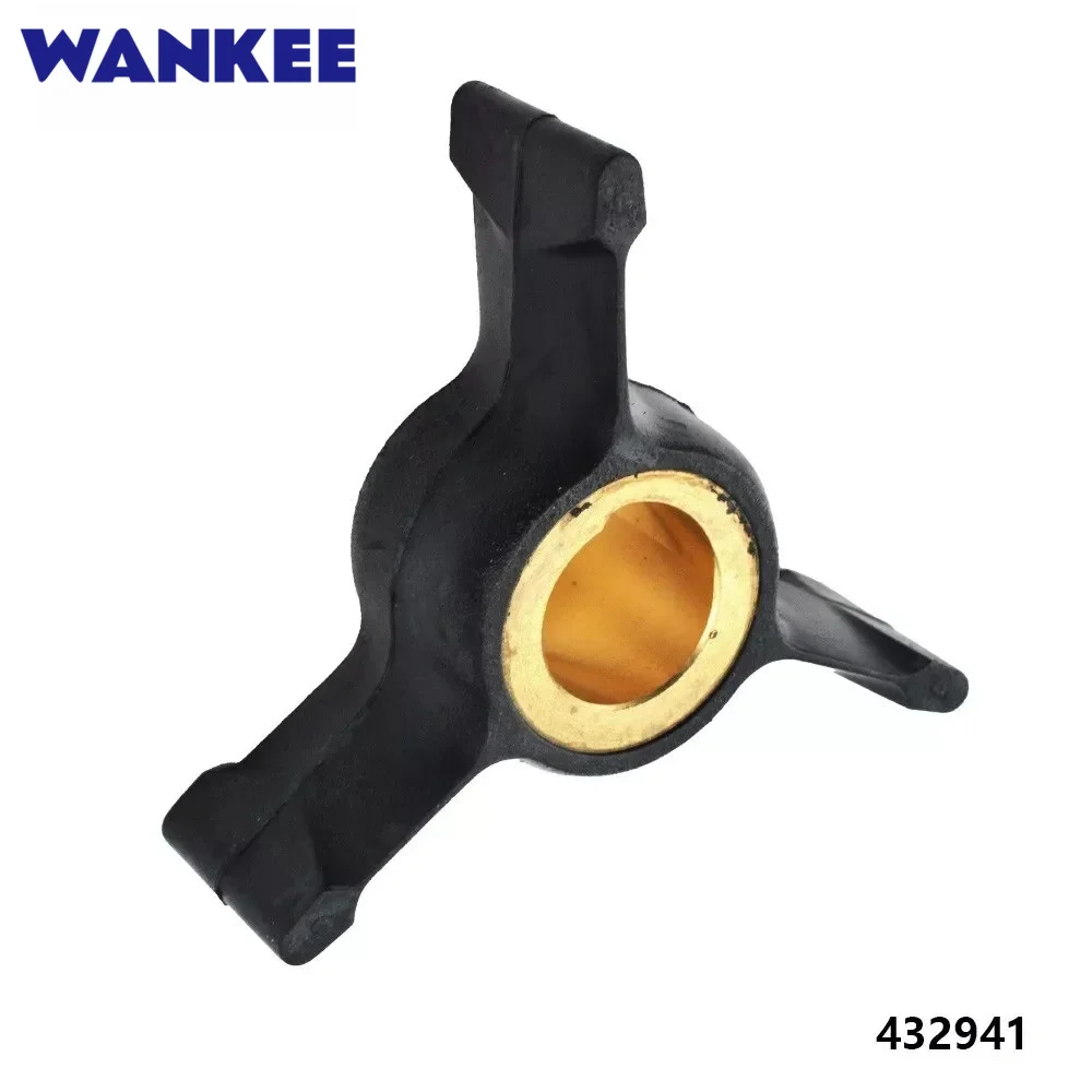 Wankee Water Pump Impeller 432941 For Evinrude Johnson 40-50HP 18-3104 Outboard Engine