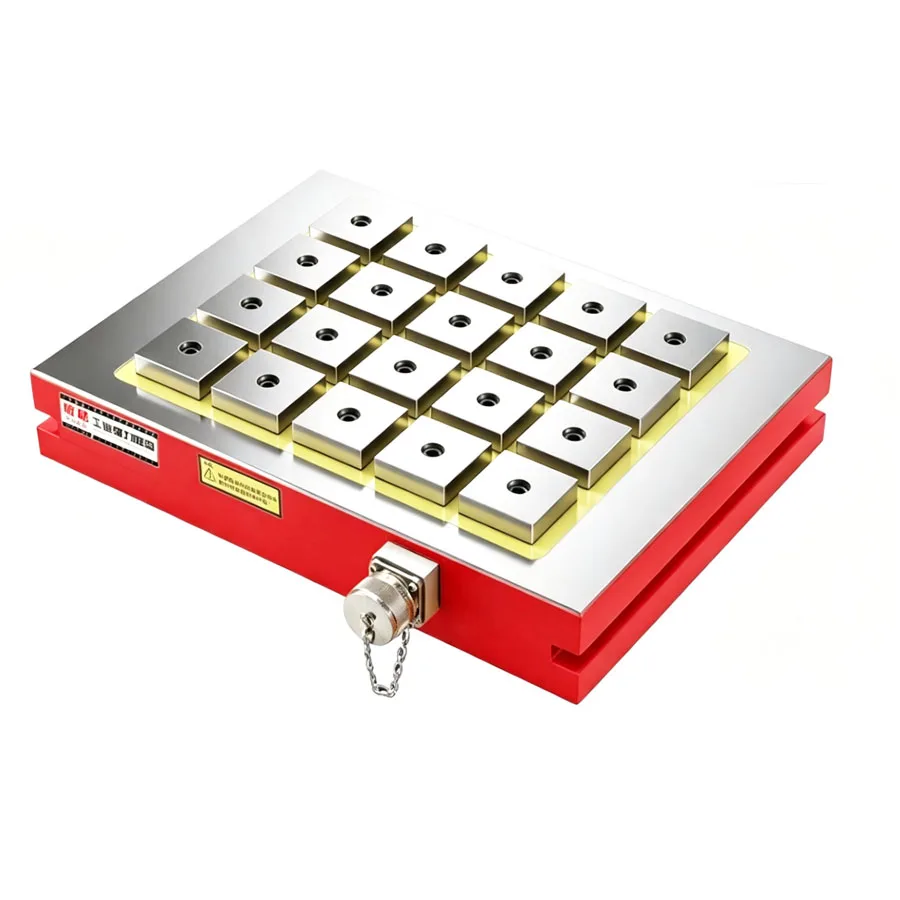 CNC electric control permanent magnet suction cup electromagnetic disk CNC milling machine computer gong strong grid disk