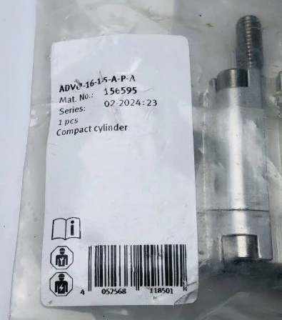 Brand New  ADVU-16-15-A-P-A Compact Pneumatic Cylinder Bore 16Mm Stroke 15Mm  Expedited Shipping