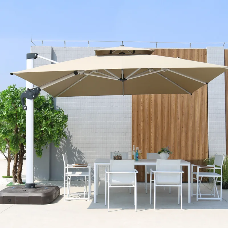 

Outdoor Parasol Court Umbrella Outdoor Balcony Villa Garden Large Sun Umbrella Shelf Commercial Outdoor Stand Roman Umbrella