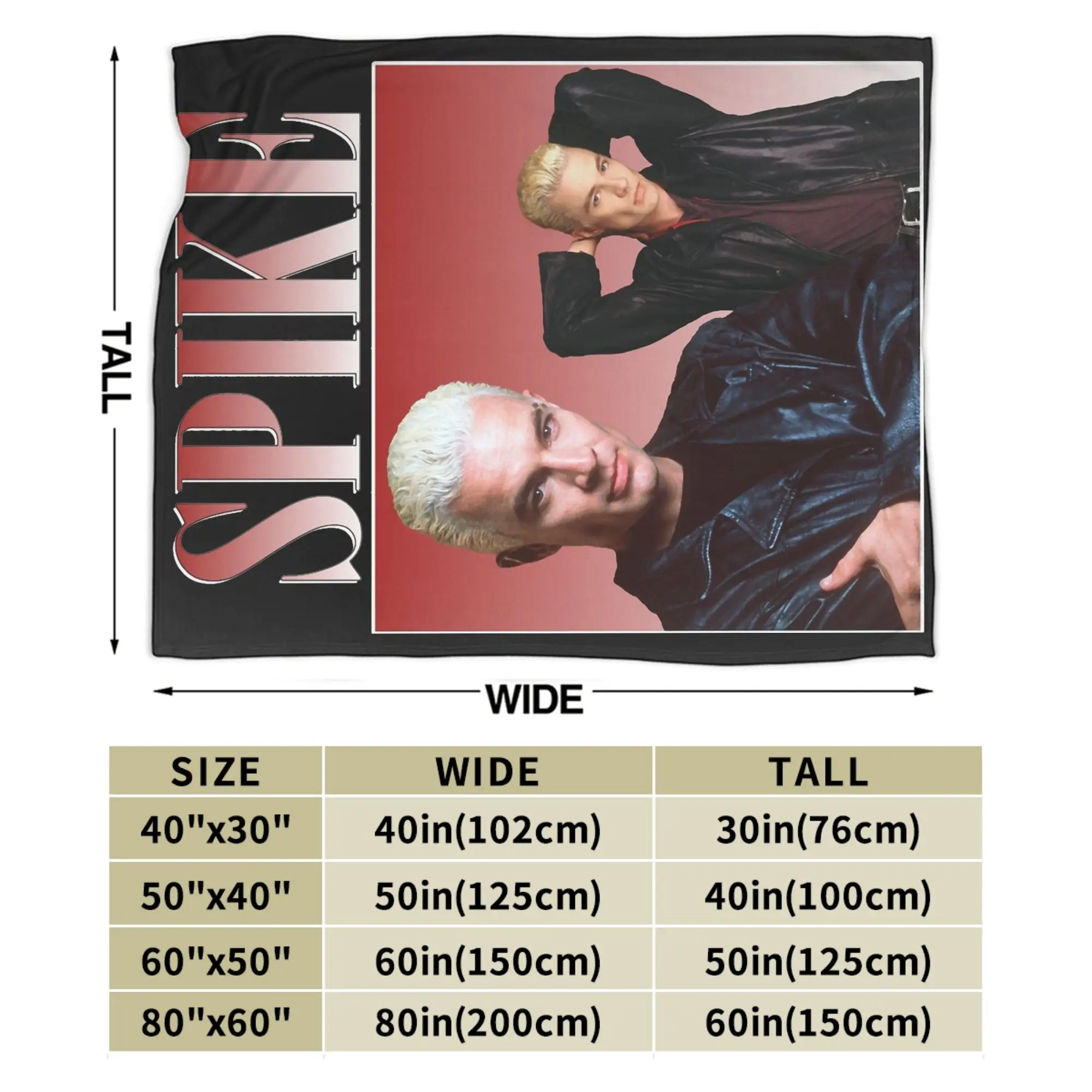 سبايك بافيز مصاصي الدماء القتلة البطانيات الصوف الديكور خفيفة الوزن رقيقة رمي بطانية للفراش الأريكة الفراش يلقي