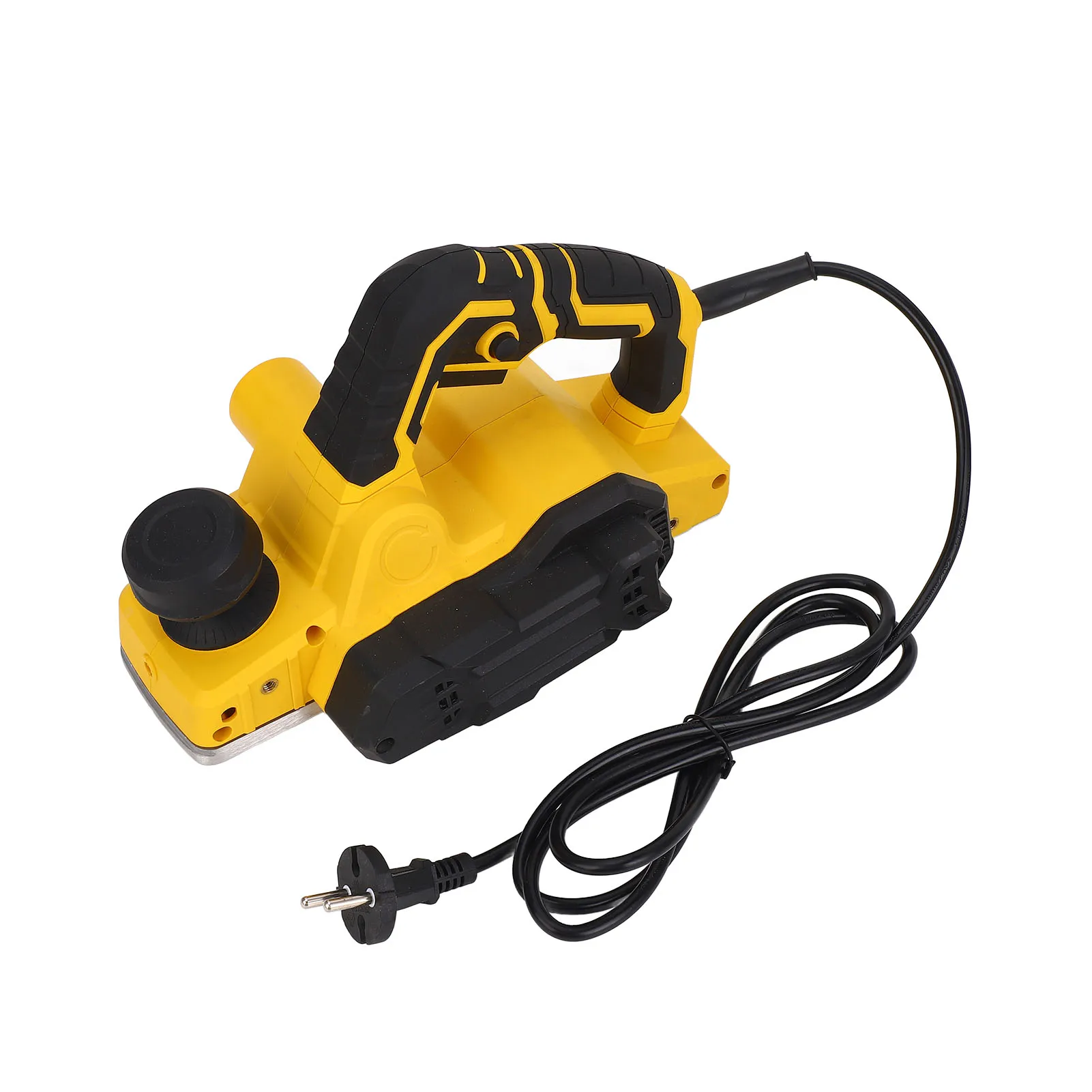 900W Electric Planer 16000RPM Woodworking Power Hand Planer for Wood Grooving and Chamfering Yellow 900W Power Planer
