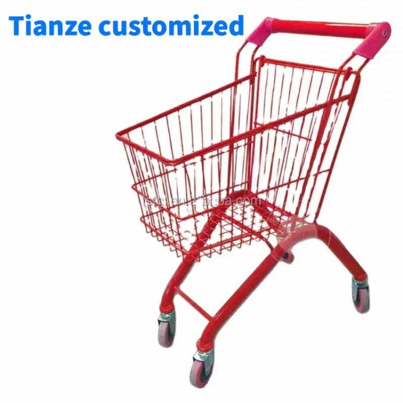 [Customized]20L beautiful and cute stacking children shopping cart shopping trolley