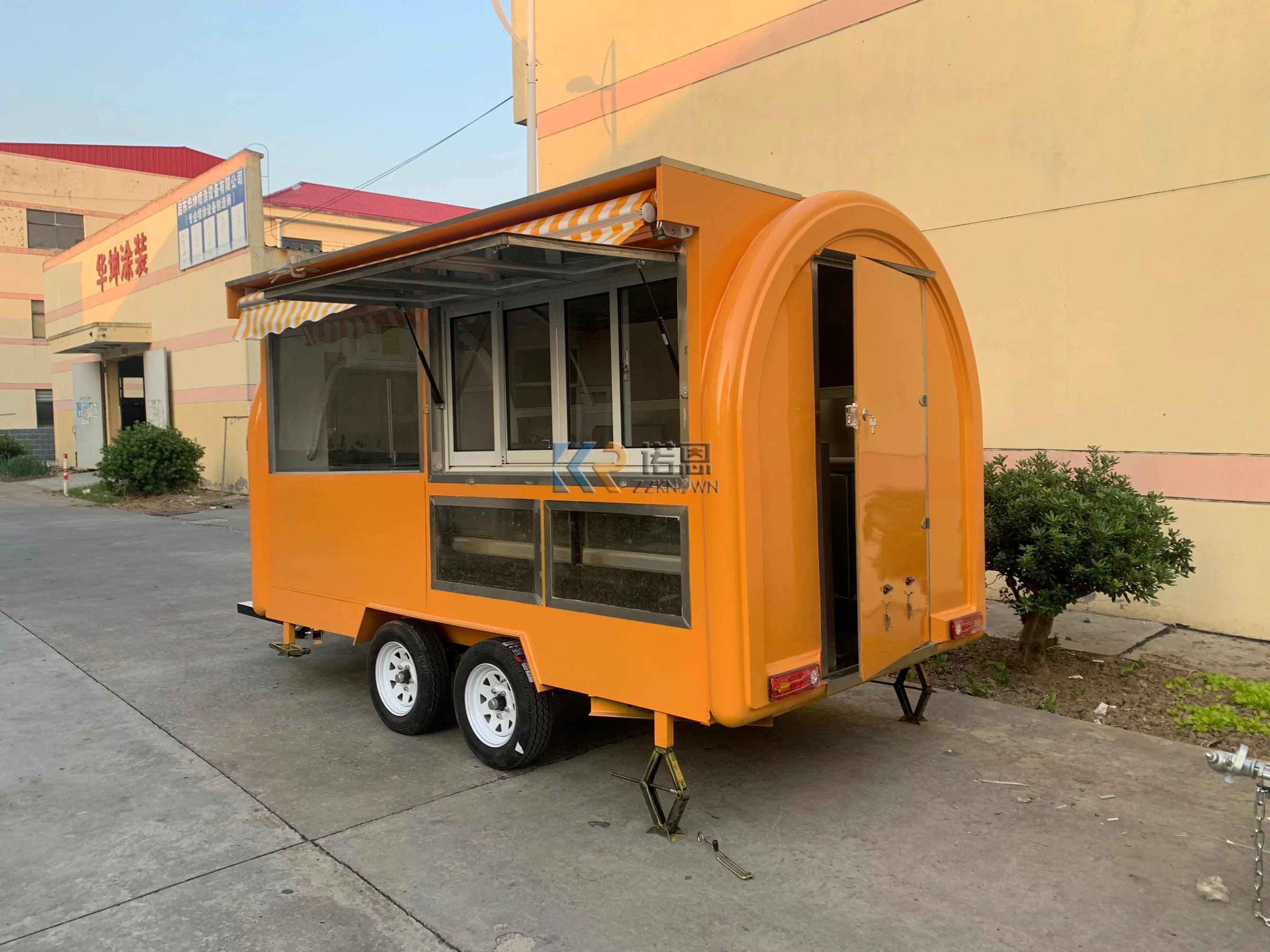 Remolque de comida de concesión, barra de café móvil, helado, freidora de conos de nieve, carrito de comida de Taco, camión de Pizza, Cater Van, autocaravana de Camping