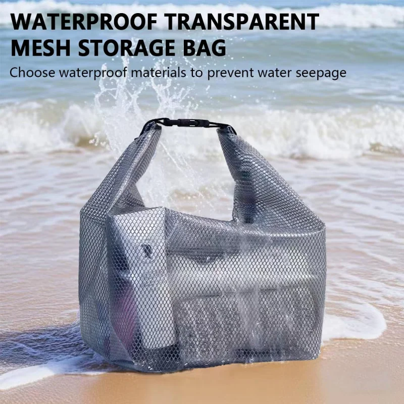 

Waterproof Storage Bag Large Capacity Fitness Clothing Swimming Bathroom Drawstring Men's And Women's Outdoor Toiletries Bags