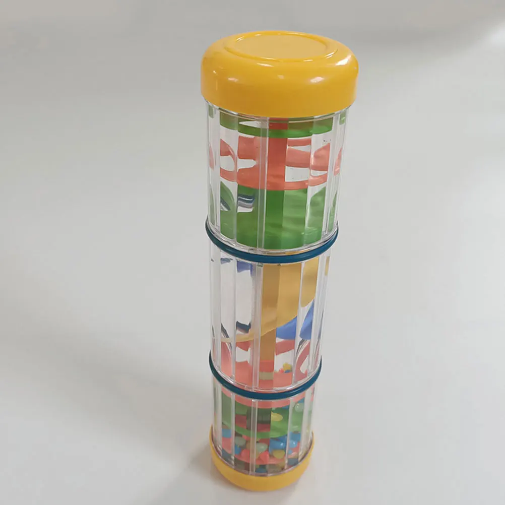 

1pc Rain Sound Cylinder Musical Instrument Kids Shake Toy Babies Early Educational Rotating Fine Workmanship Smooth