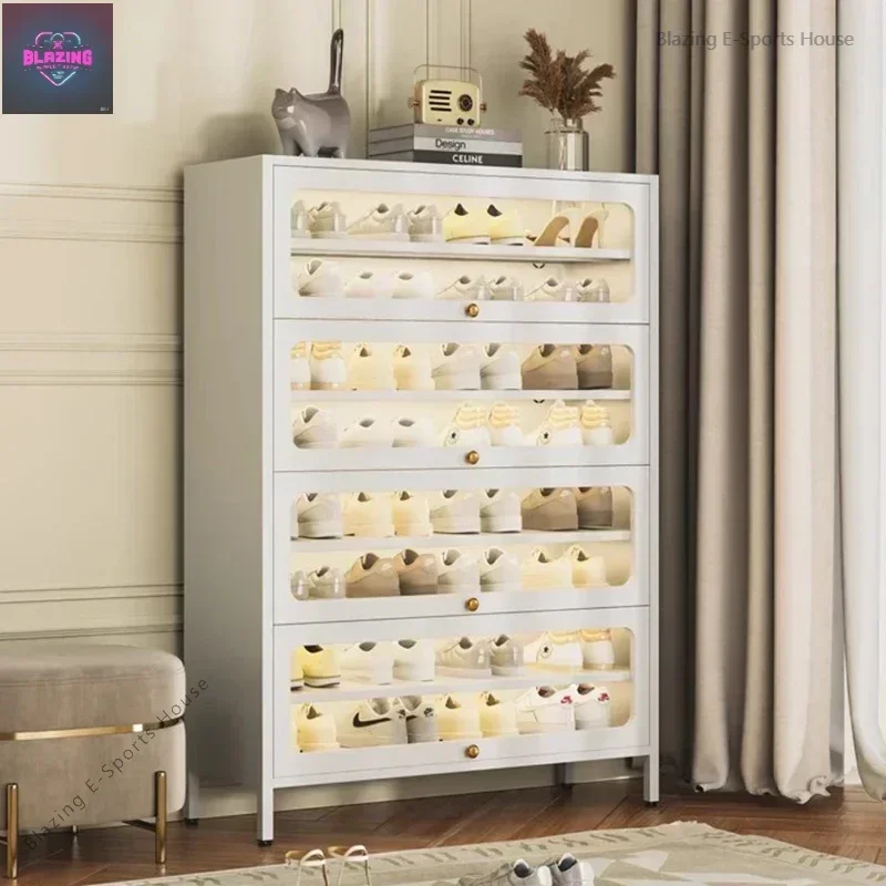 Rack Organizer Shoe Cabinet Entryway Traditional Designer Luxury Shoe Cabinet Storage Mobili Per Il Soggiorno Home Furniture