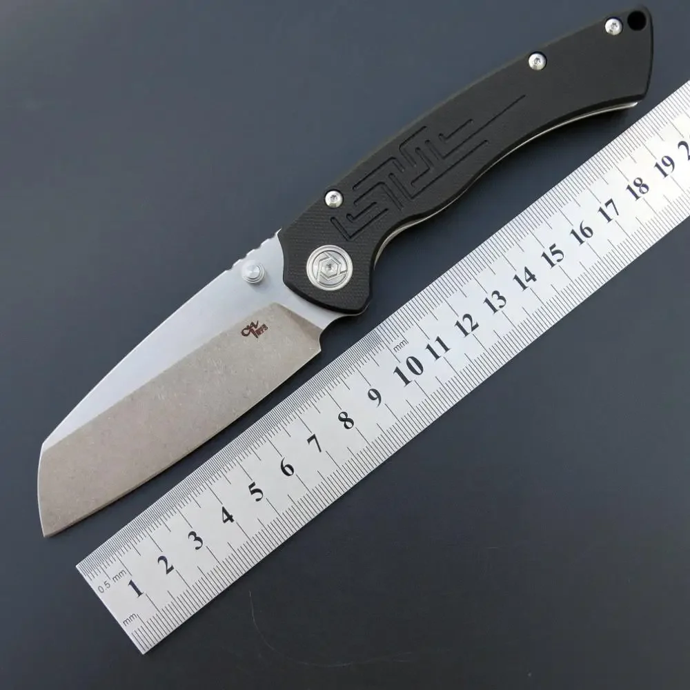 Eafengrow CH2008 58-60HRC D2 Blade G10 Handle EDC Folding knife Survival Camping tool Hunting Pocket Knife tactical outdoor tool