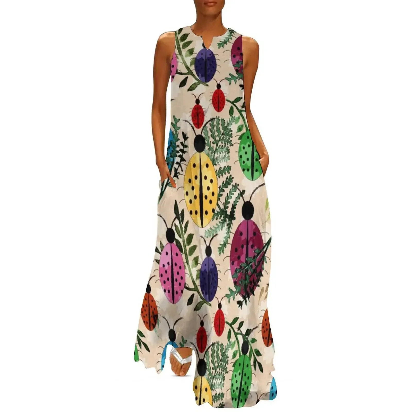 

Ladybugs Long Dress luxury women's party dress evening prom Elegant gown prom dress