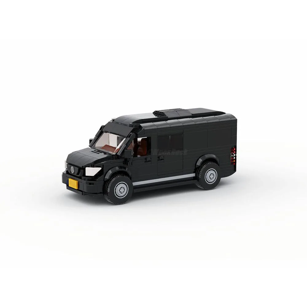 

City Car Sprinter 2021 MOC RV Vehicle Bricks Toys M-B Models Mould King DIY Creative Garage Building Blocks Giocattoli Educativi