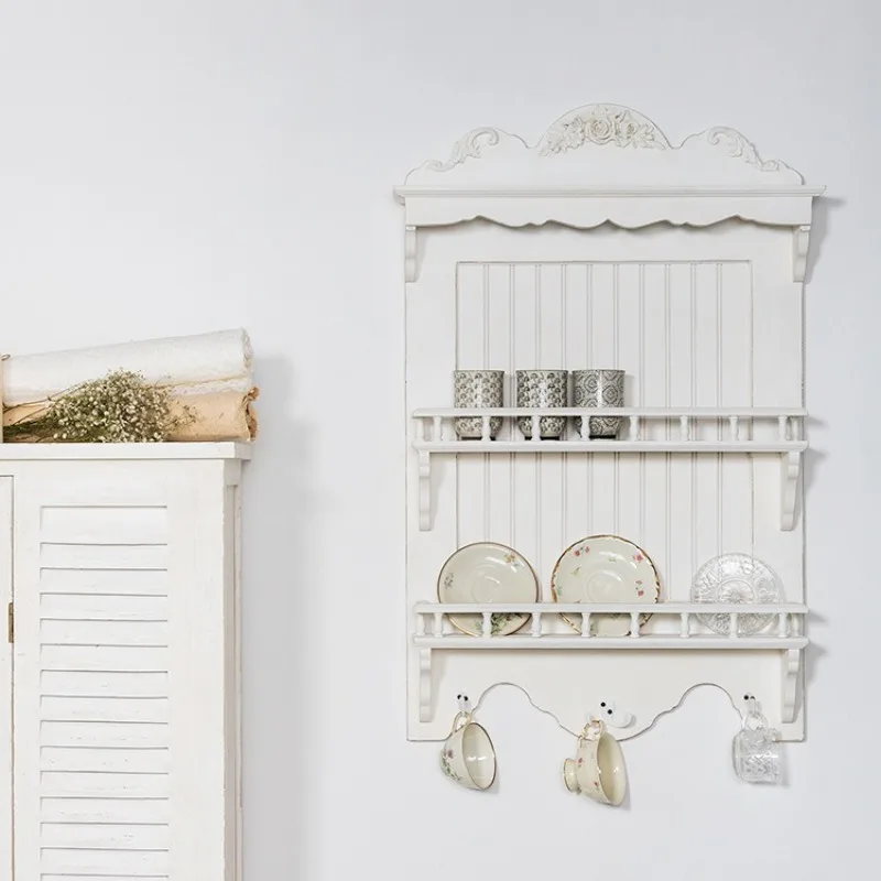 Kitchen Organizer Shelf Suspended Dish Storage Racks Modern Cups Organization Shelves Multifunctional Floating Wall Holders