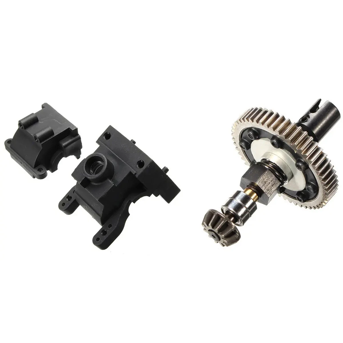 

MP-2 Pcs For JLB Racing CHEETAH 1/10 Brushless RC Car Parts, Rear Driver Set EA1058 & Gear Box Gearbox Case Cover EA1049