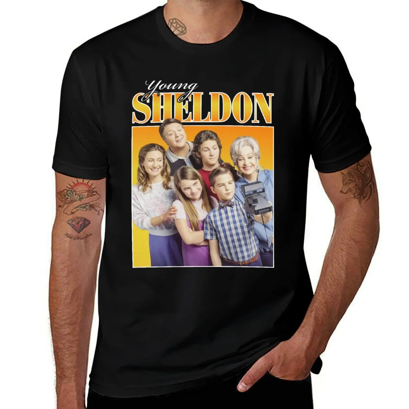 

YOUNG SHELDON T-Shirt blanks gifts for boyfriend tshirts for men