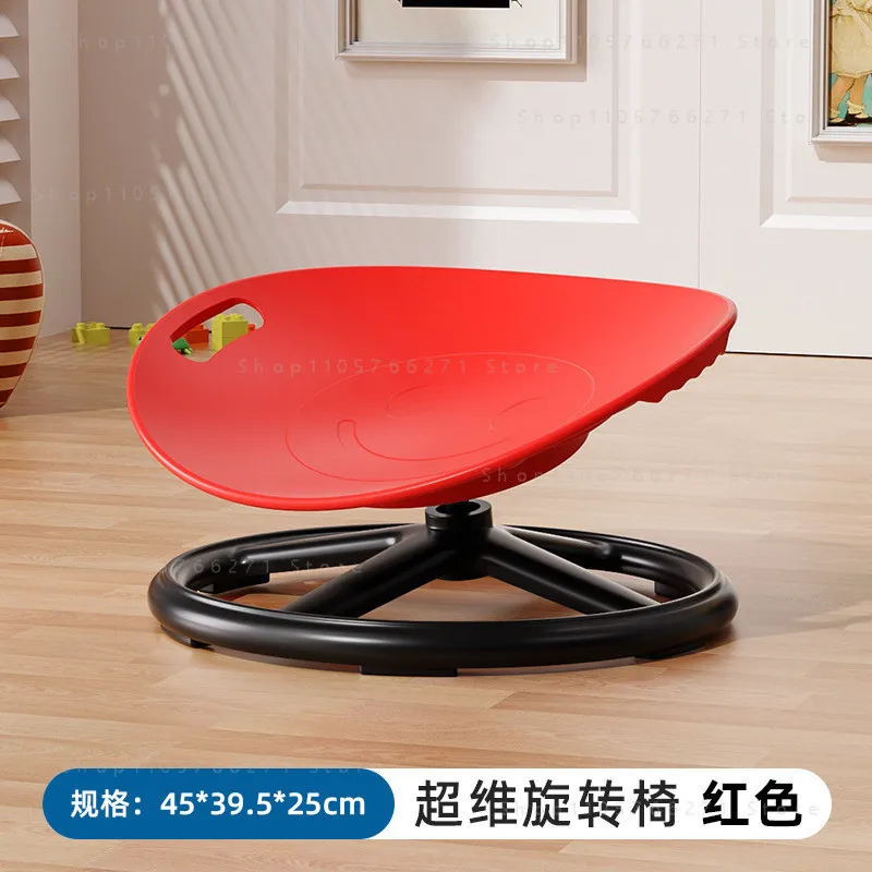 Ergonomic Swivel Sensory Chair - Eggshell Design, Anti-Slip Base & Durable Plastic. Manual Use, No Electricity Needed.