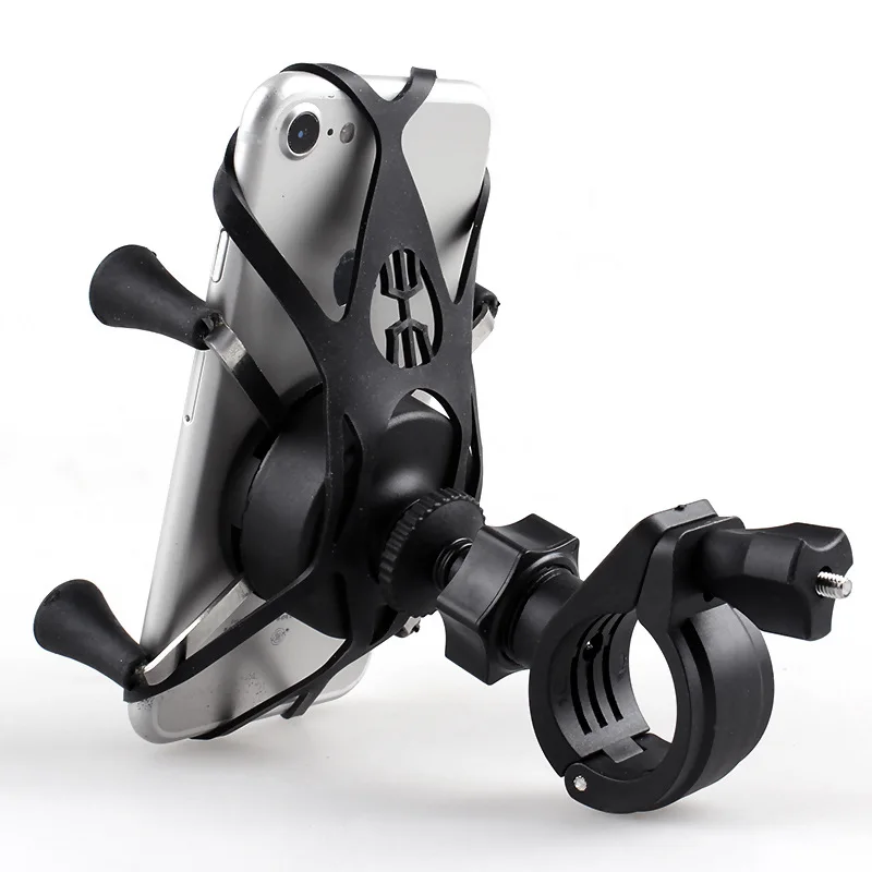 X Grip Waterproof Bracket Motorcycle Motorbike Phone Holder Mount Clamp Mobile Phone Accessories With Two Installation Methods