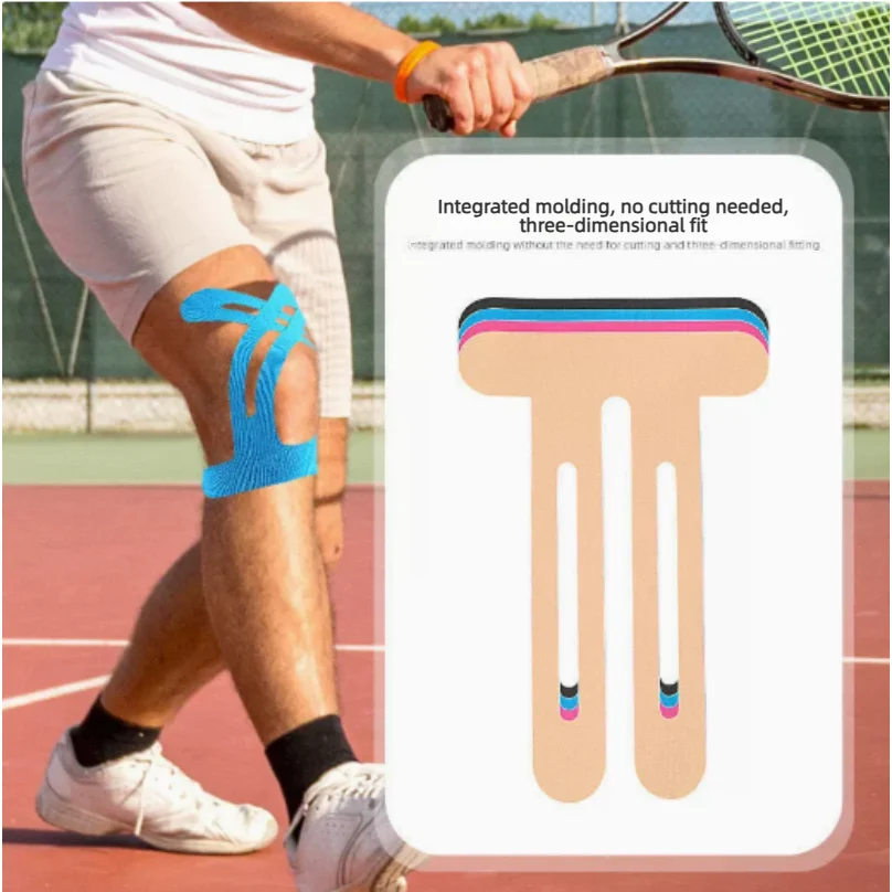 10PCS Kinesiology Tape for Knees,Waterproof & Elastic,Breathable Knee Tape,Athletic Tape Provide Support & Stability for Running