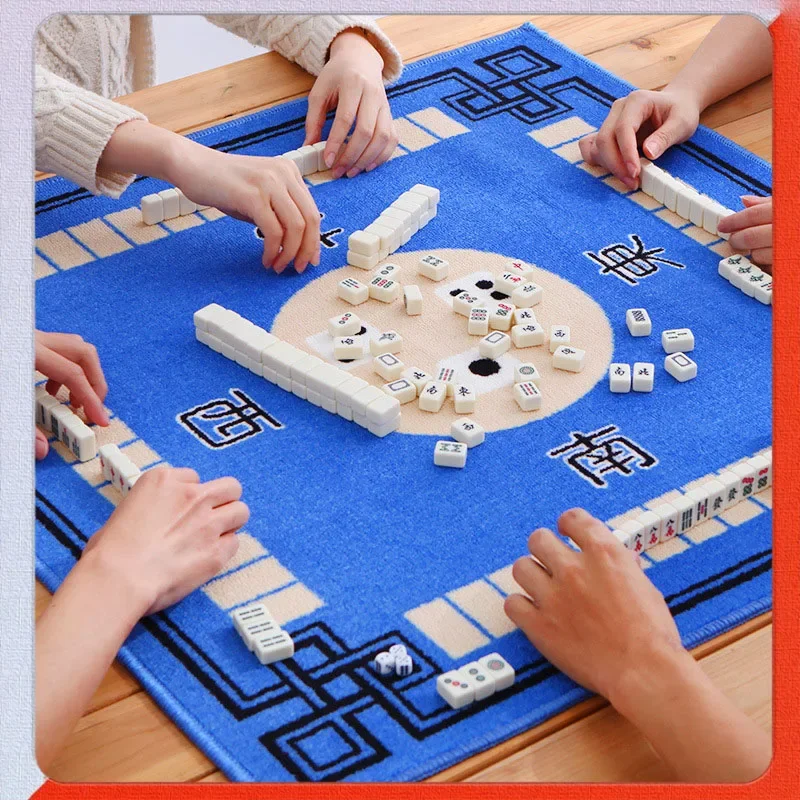 

Traditional Chinese Mini Mahjong Travel Small Mahjong Home Hand Rubbing Travel Portable Children'S Crystal Mahjong Plaques