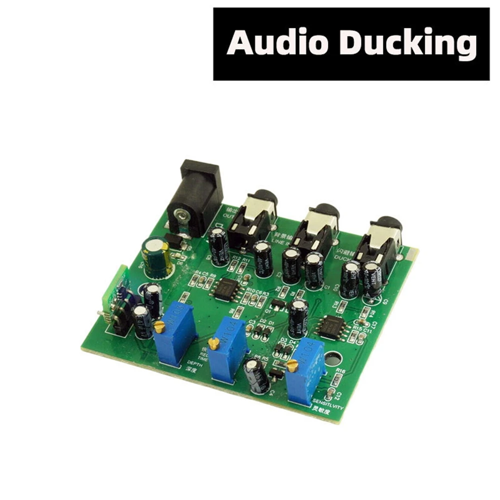 Audio Priority Audio Input Voiceover Ducking Circuit Module for Commercial Paging Sound Systems, General Public Address-ABLL