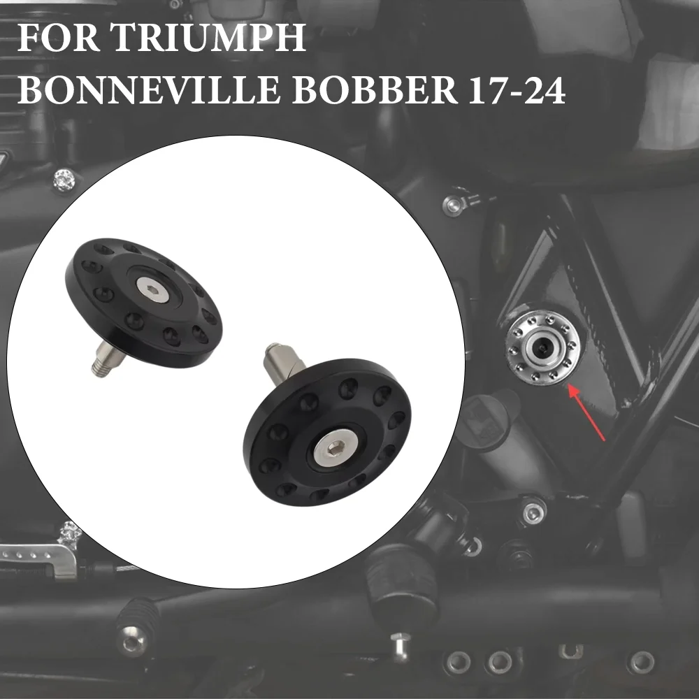 

Motorcycle Frame Cap Cover For Triumph BONNEVILLE BOBBER T120V 900 SCRAMBLER 1200 XC XE STREET CUP SCRAMBLER Street Twin 16-2024
