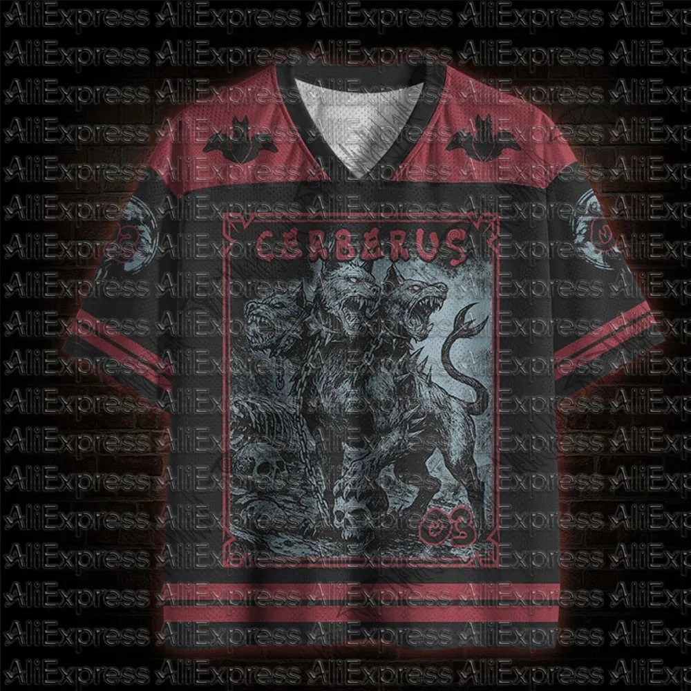 2026 New Movie Sports Fashion Adult and Children's Short Sleeve V-neck Street Eye Clothing Gothic Style Horror Fans Gift