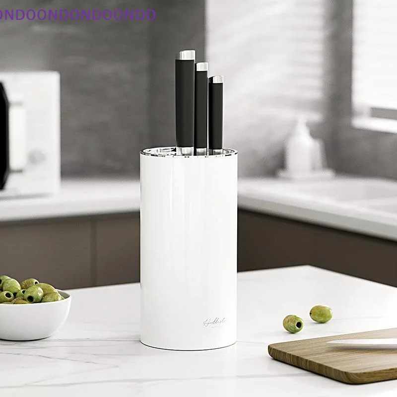 Flexible Universal Knife Block Anti-slip Scissors Holder Durable Kitchen Cutlery Stand for Home Cooking Use