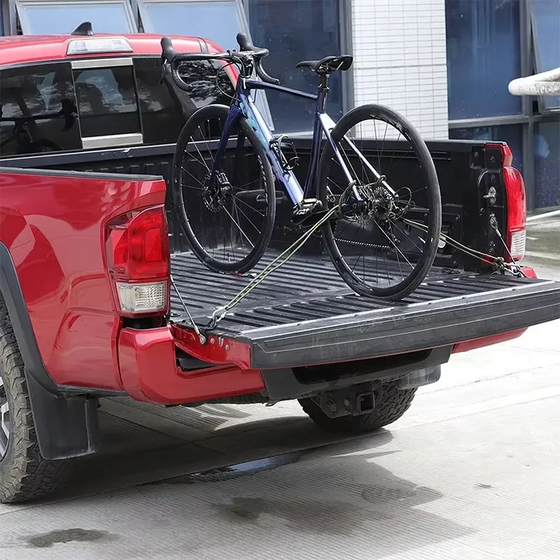 

For Toyota Tacoma 2015-2022 Carbon Steel Black Car Truck Tailgate Trunk Luggage Anchor Cleat Hook Fastner Clip Car Accessories