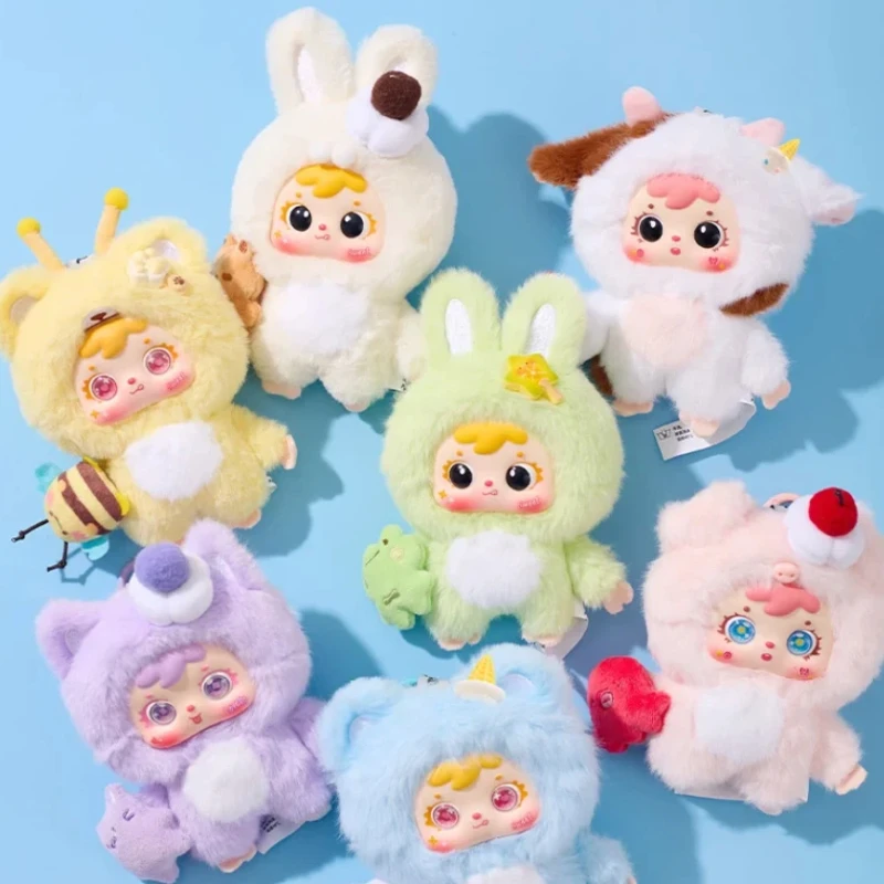 أصيلة صموئيل عناق الآيس كريم لطيف الحيوانات الأليفة صندوق أعمى أفخم حلية حقيبة سحر سطح المكتب الديكور تذكارية لعبة عصرية مفاجأة هدية #1