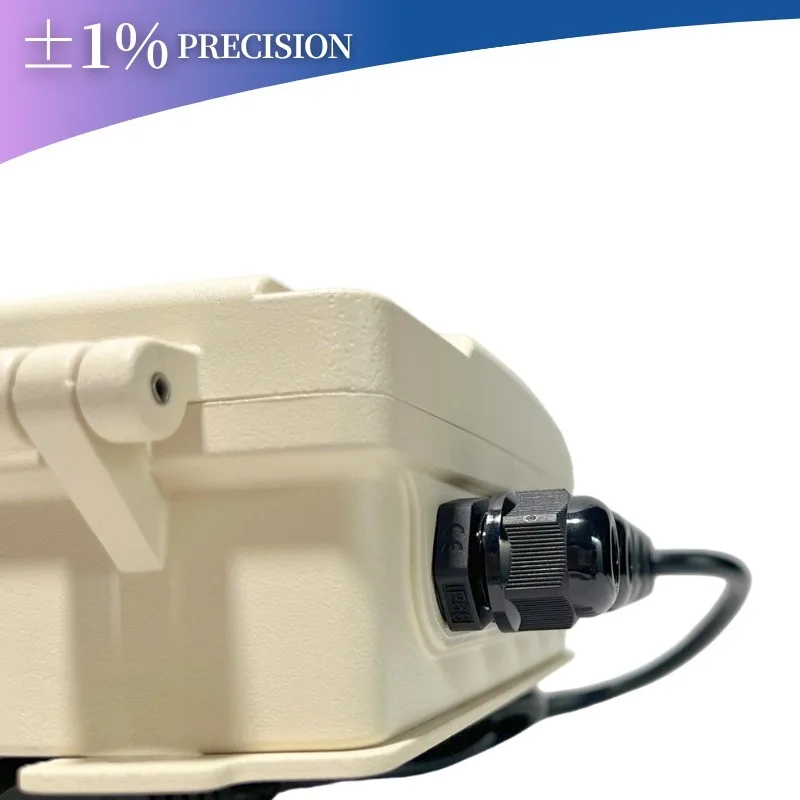 Wall Mounted Portable Clamp-On Ultrasonic Liquid Water Flow Meter Sensor Plastic LCD Digital Display IP68 Protection +/-2%