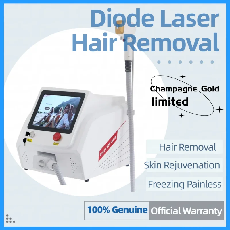 

Diode Laser Hair Removal 3 Wavelength 755nm 808nm 1064nm Permanent Painless Hair Removal Machine For Salon With CE