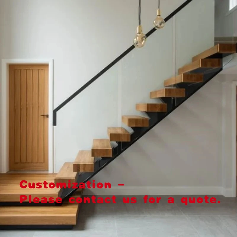 custom.Sturdy and Stylish Mono Stringer Staircase: Enhancing Beauty of Your Home's Architecture