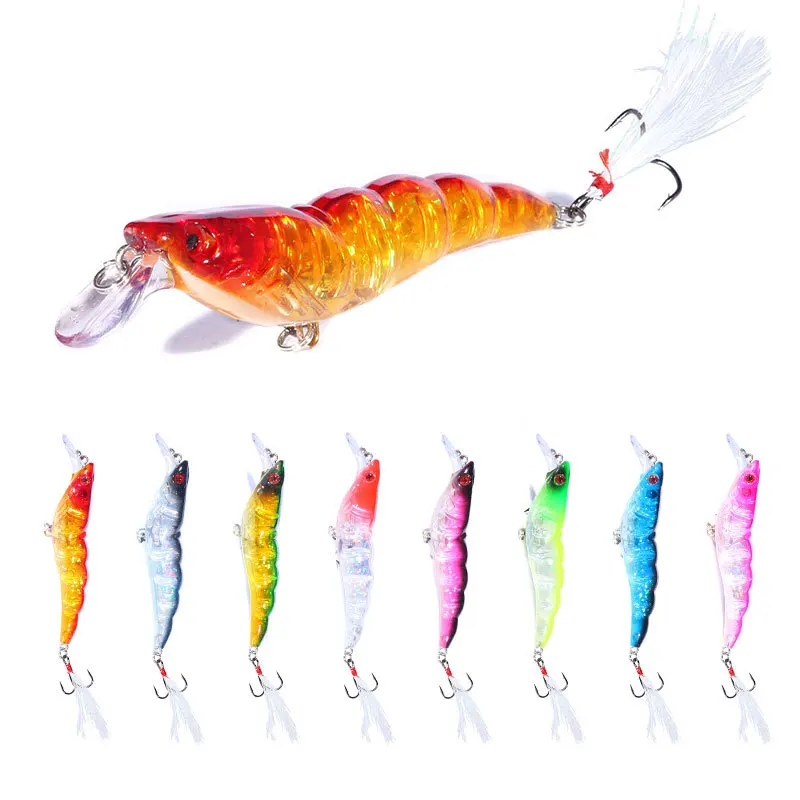 

Suspending Bionic Shrimp Minnow VIB Lure 13g Long Cast Slow Sink Soft Bait Bass Trout Pike Freshwater Saltwater Fishing Tackle