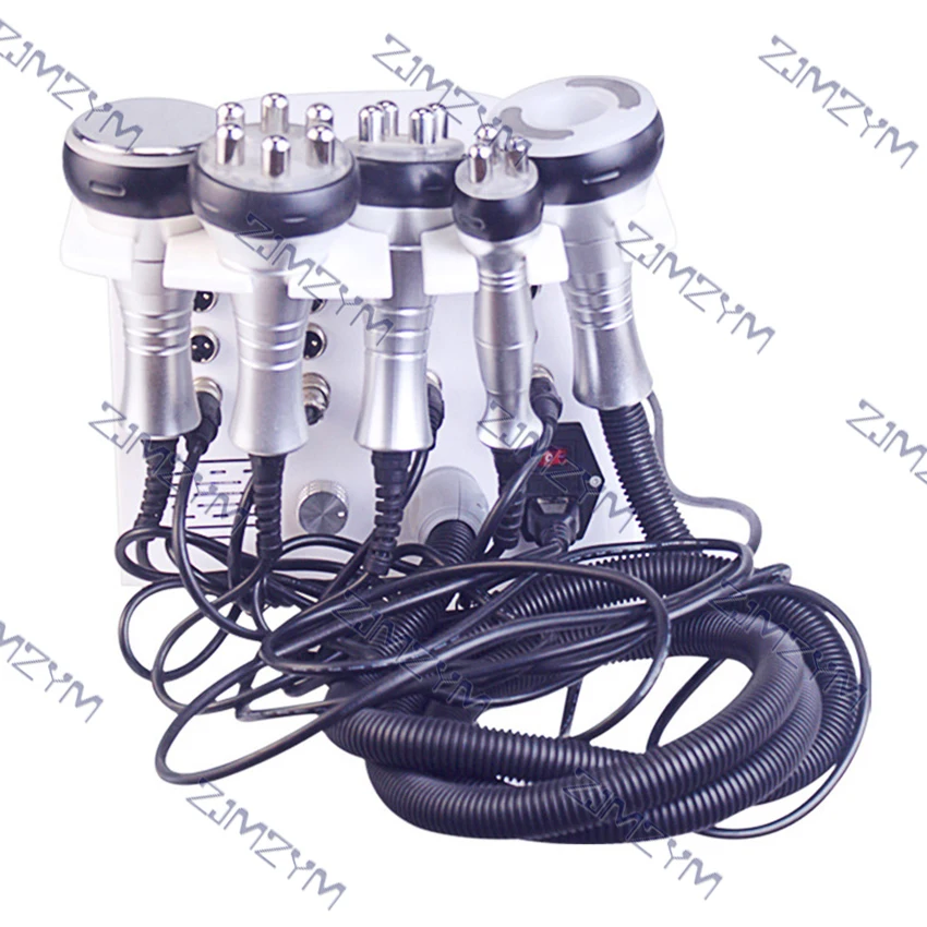 5-in-1 ボディスリミングマッサージャー 40K 超音波キャビテーション真空ラジオ周波数減量ボディスリミングマシン